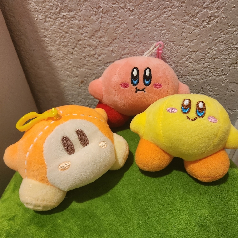 Kirby plushes